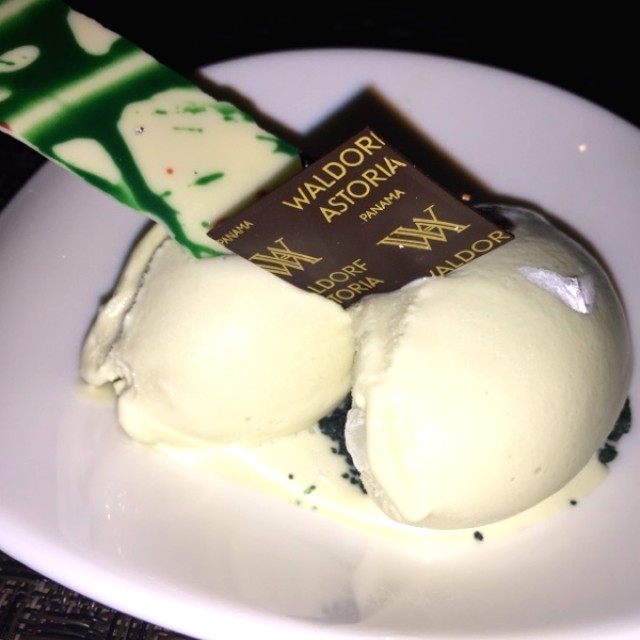 Green tea icecream