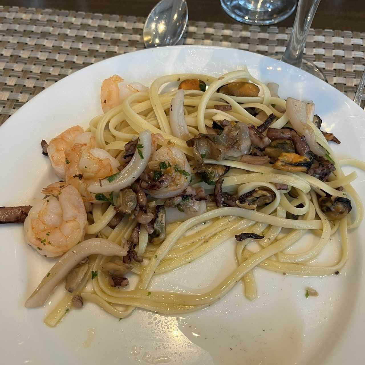 Pasta con mariscos