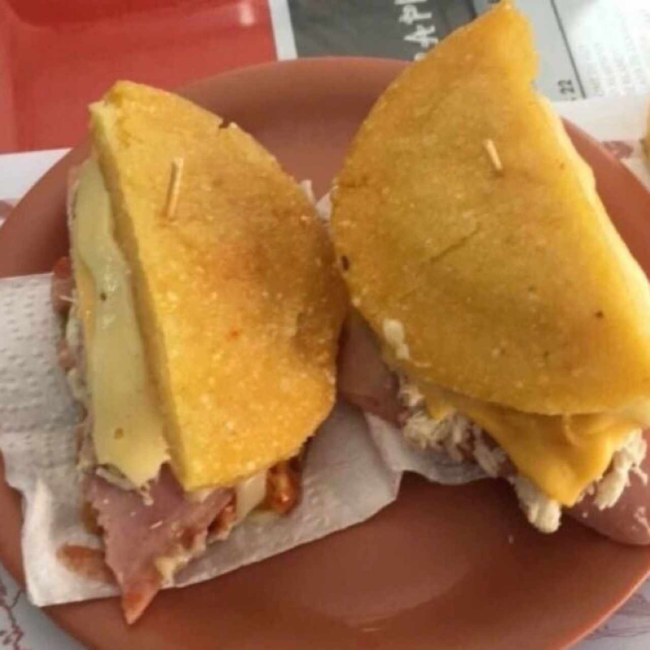 Emparedado de Combinación en Tortilla