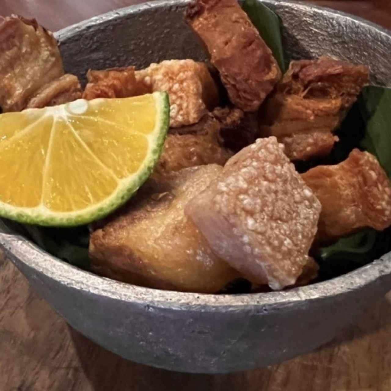 Chicharrón pok belly