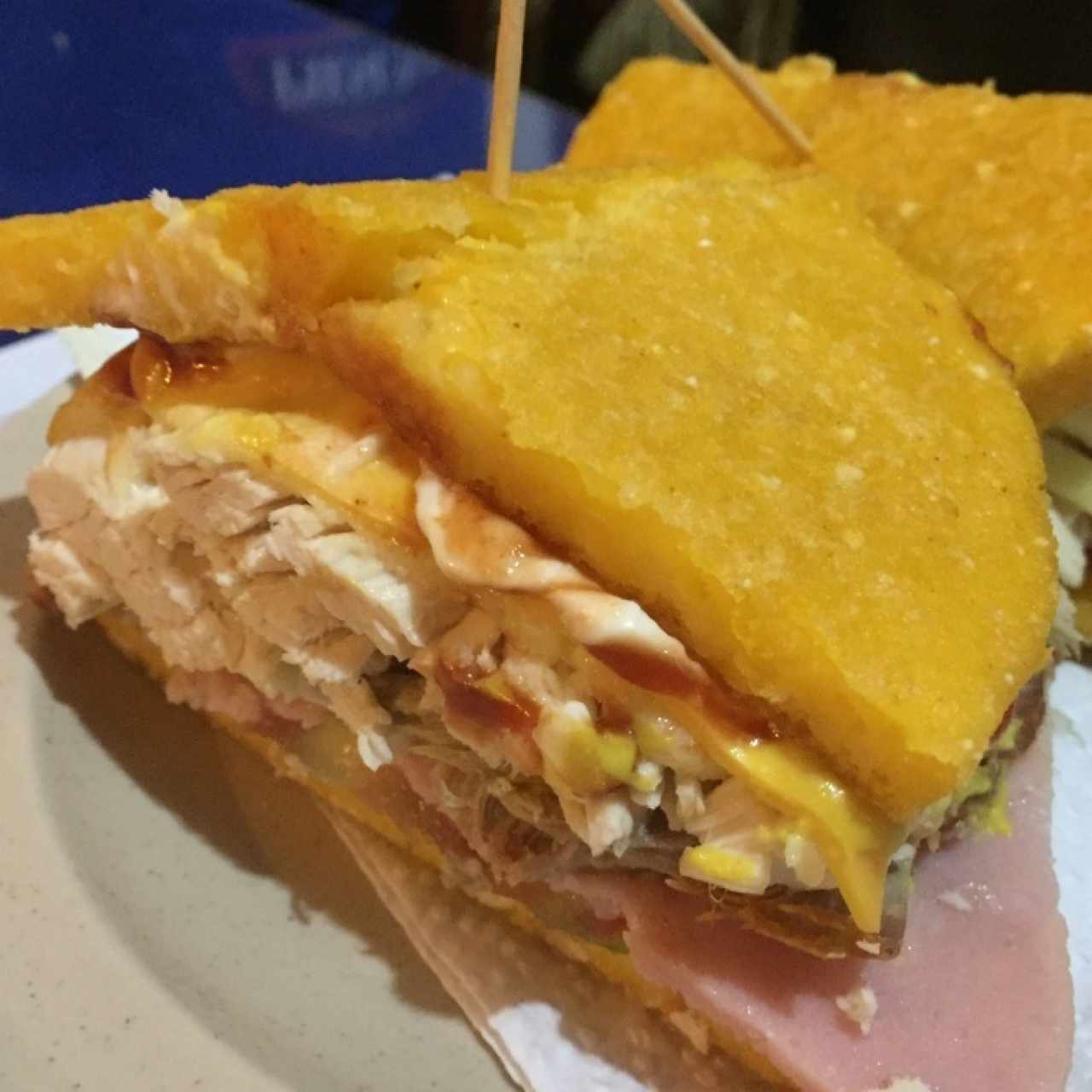 Emparedado de Tortilla de maiz de combinación