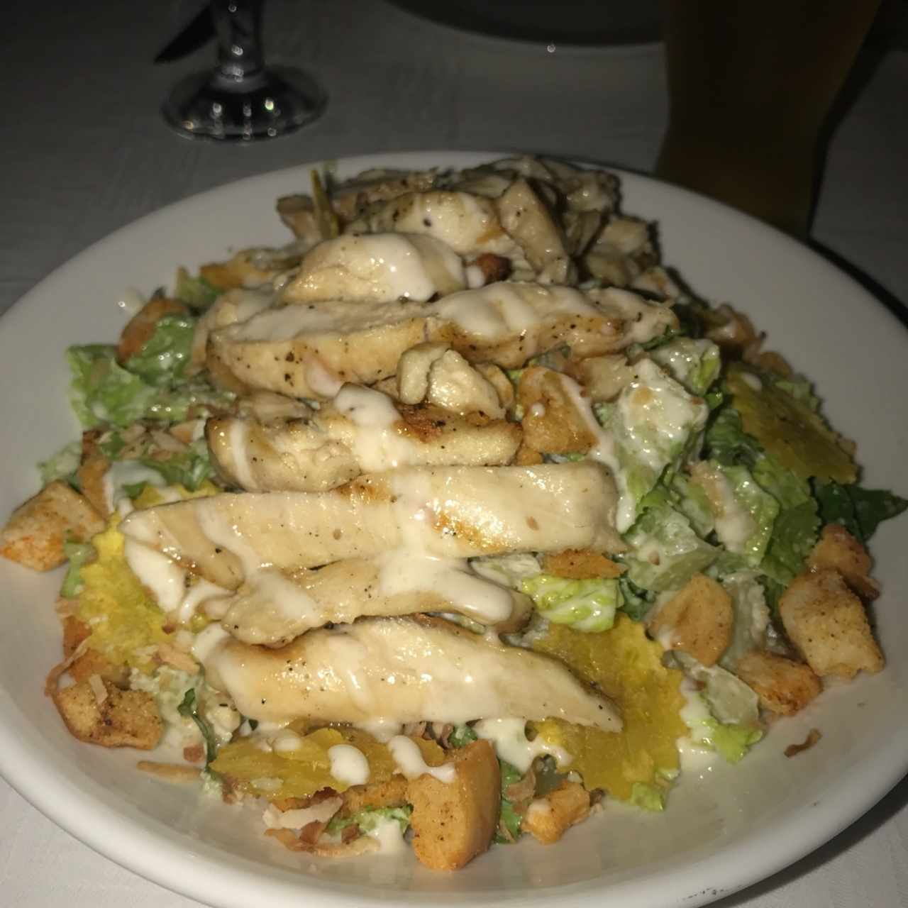 Ensalada Cesar con Pollo