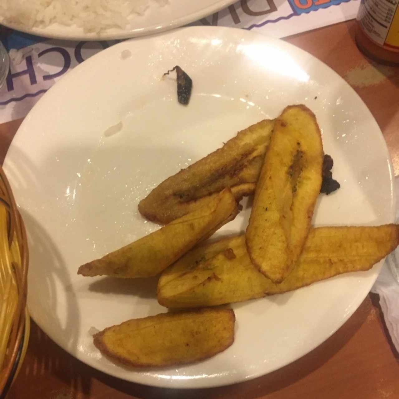 Tajadas de plátano maduro