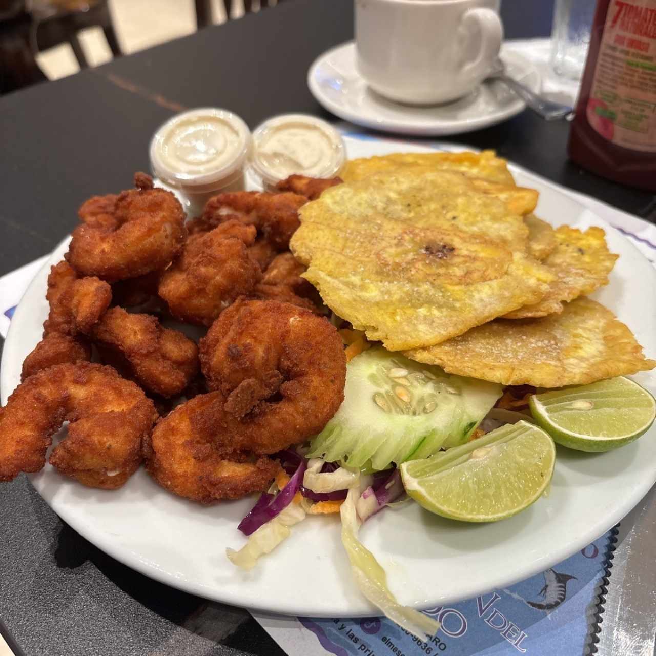 Camarones apanados