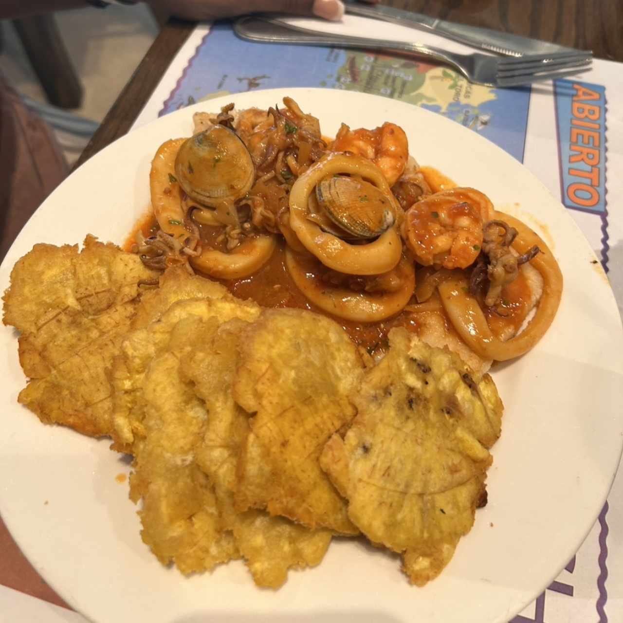 Filete de Corvina a la Marinera