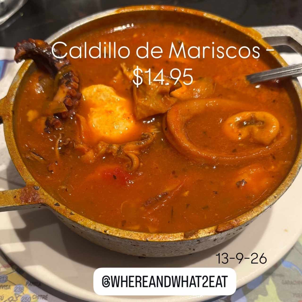 Sopas/ Soups - Caldillo Panameño