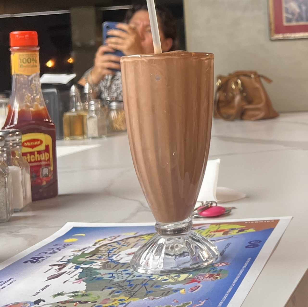 Batido de helado d chocolate 