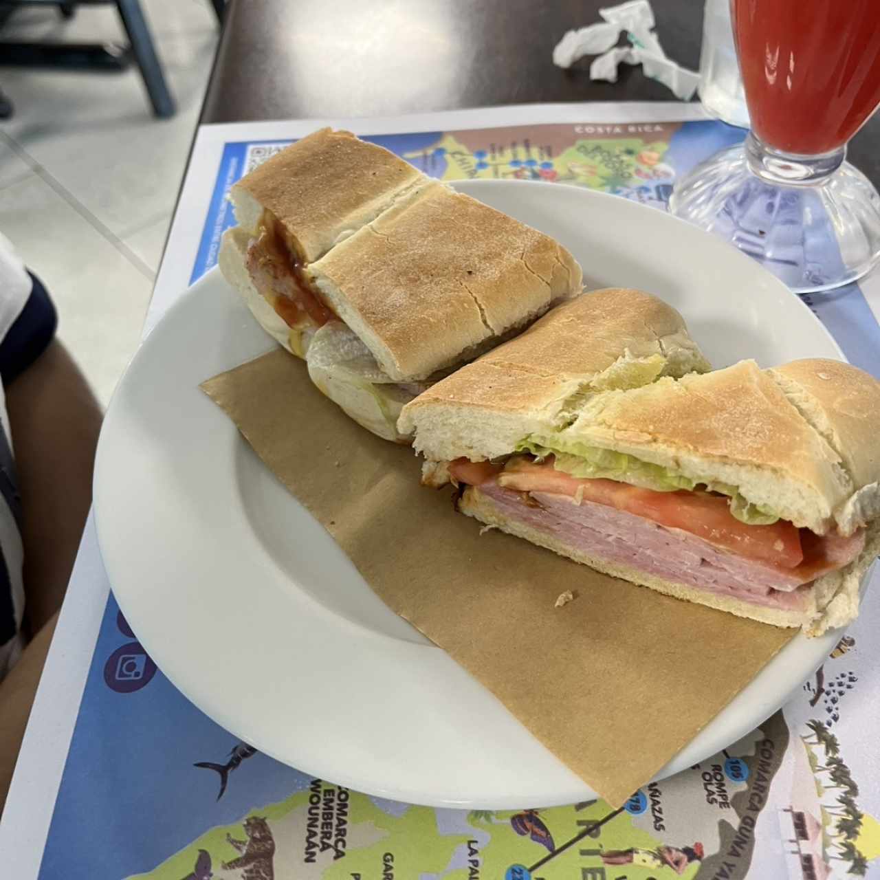 Emparedados /Sandwiches - Jamón de Pierna