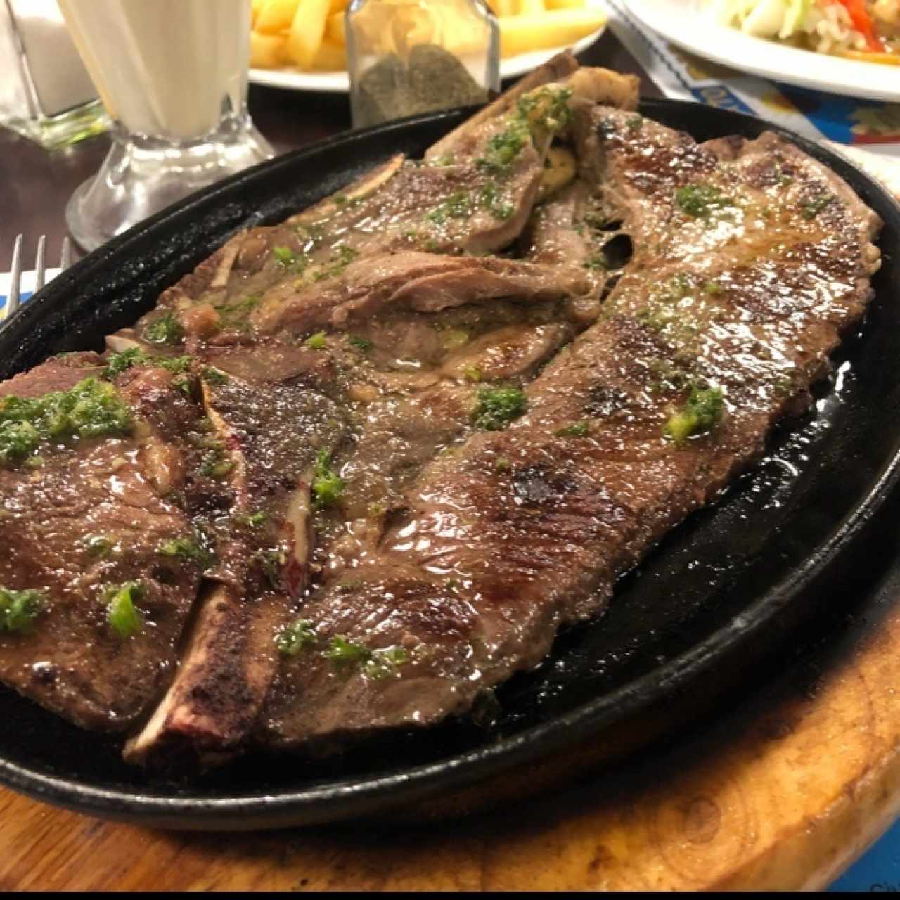 churrasco al carbón 