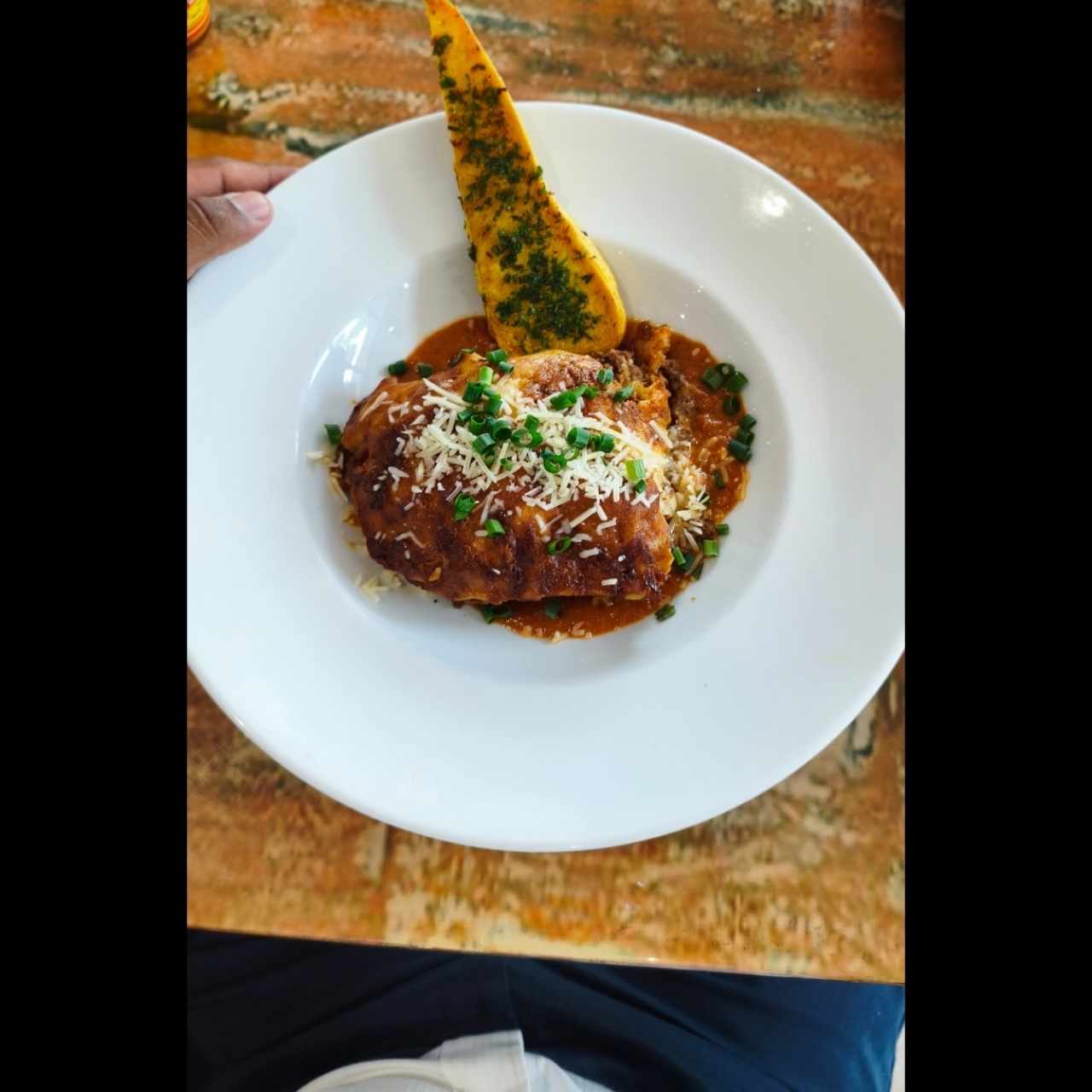 lasagna en salsa rosada