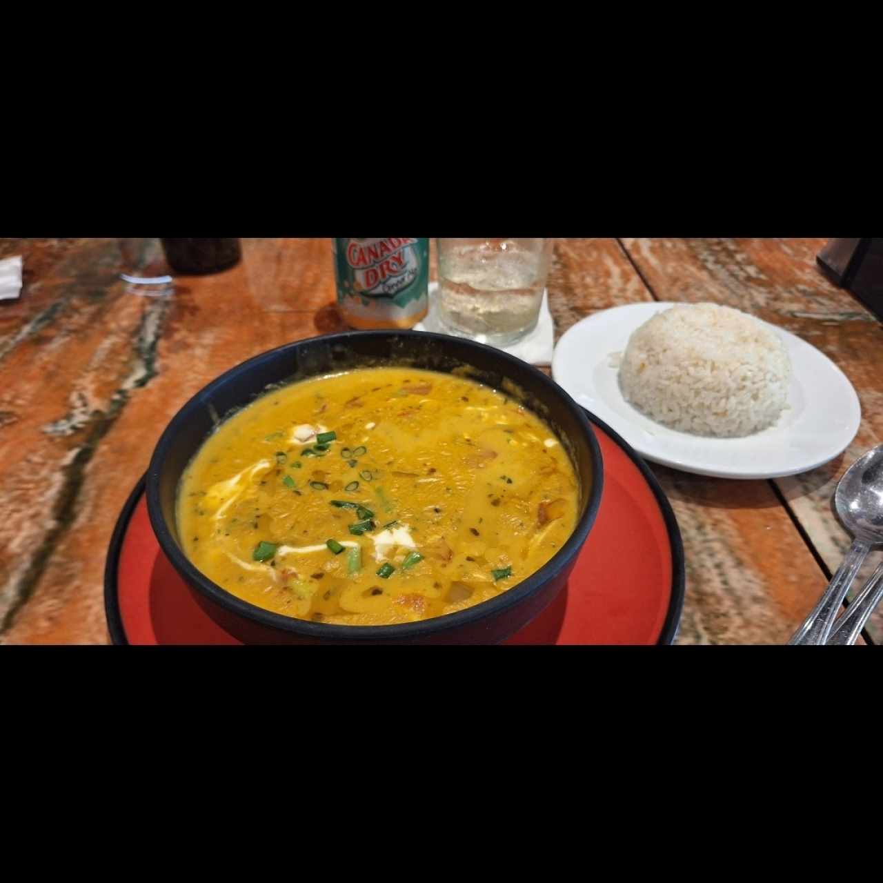Sopa Chupe de camarones