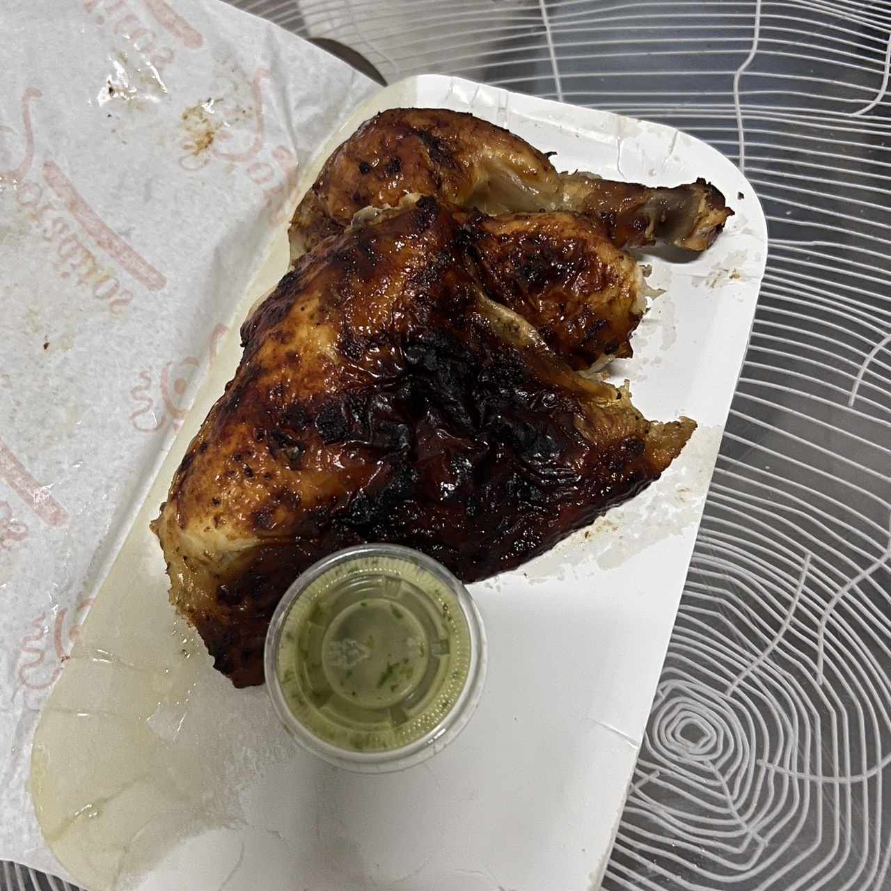 Platos - 1/2 de Pollo