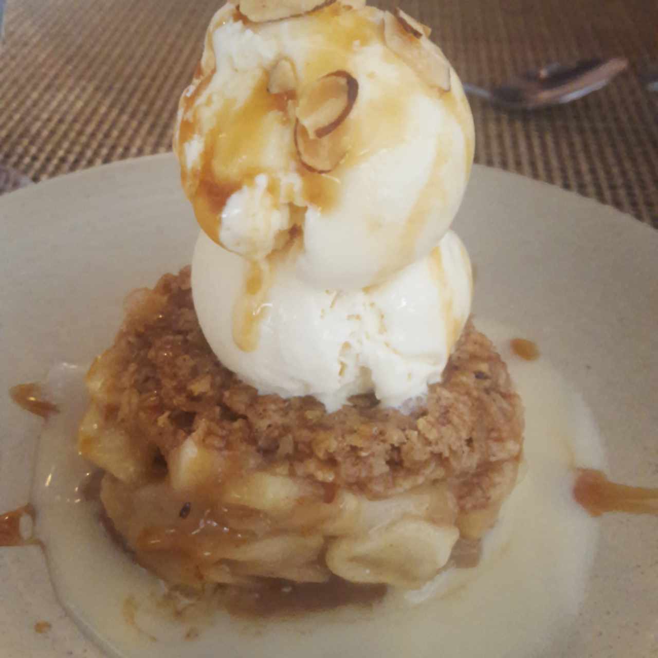 crocante de manzana