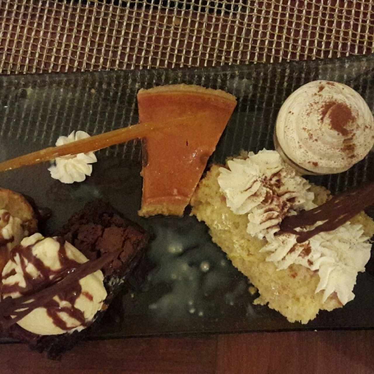 degustación de postres