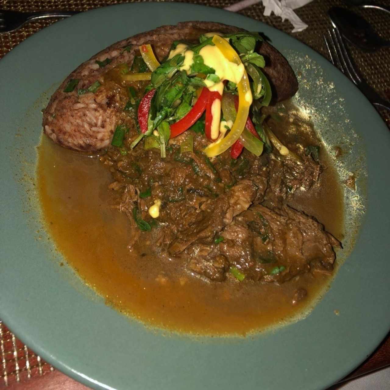 TACU TACU CON CORDERO A LA NORTEÑA