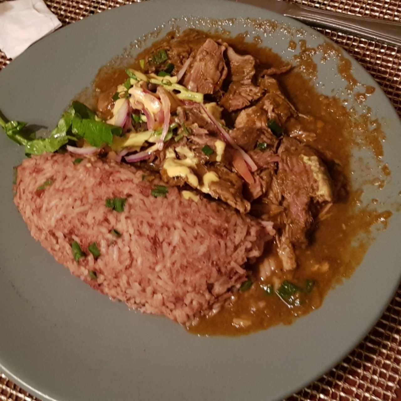 TACU TACU CON CORDERO A LA NORTEÑA