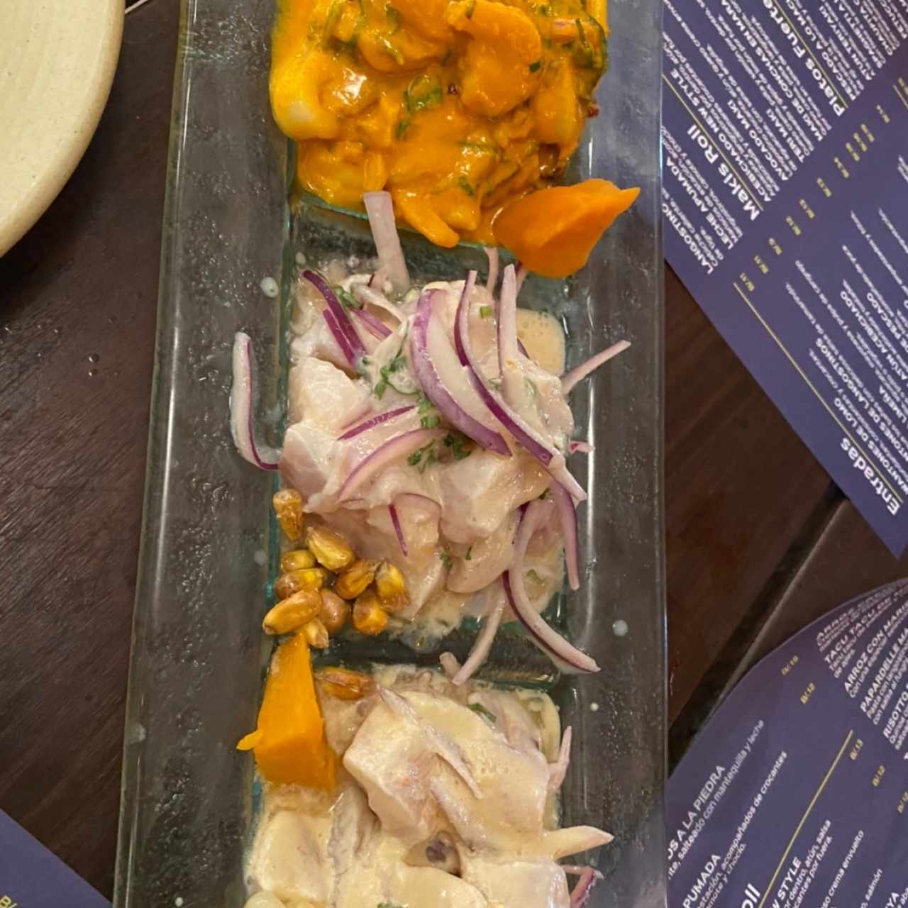 Trio de cebiches 