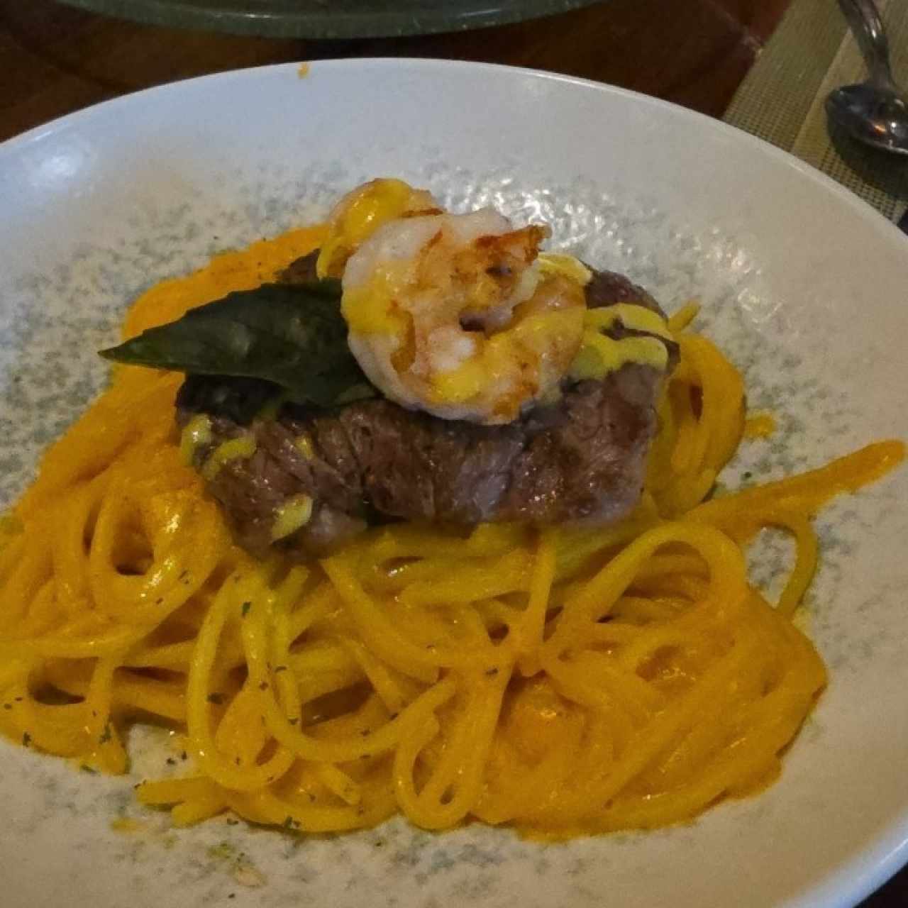 spagetti a la guacaina