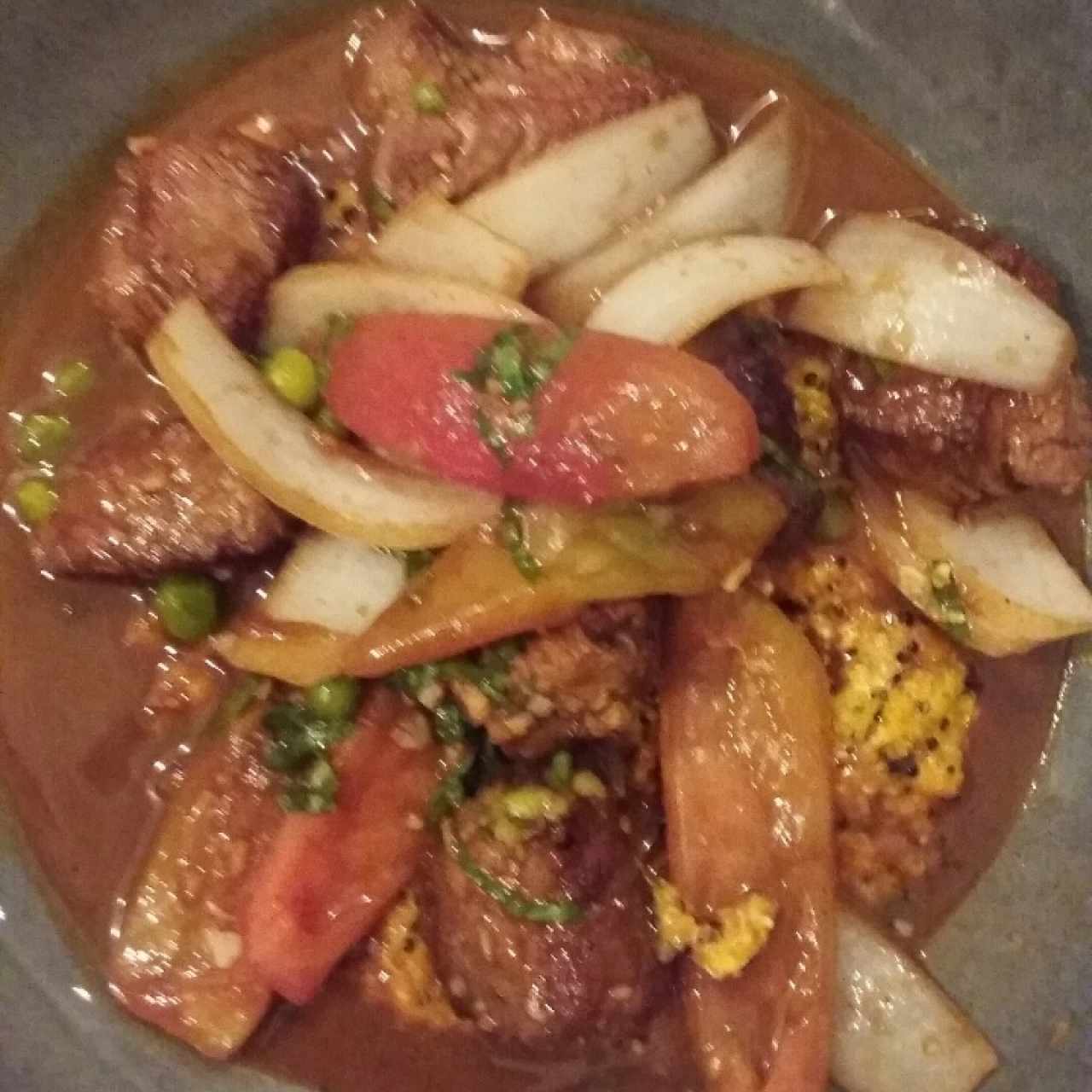 RISOTTO DE QUINOA CON LOMO SALTADO