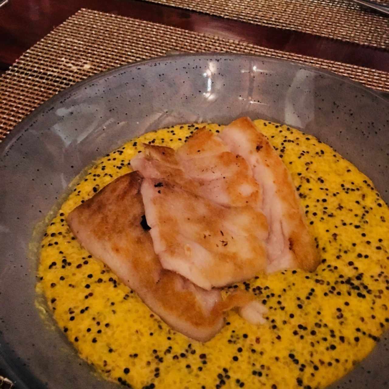 RISOTTO DE QUINOA CON CORVINA
