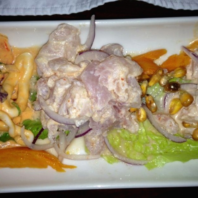 Tres ceviches