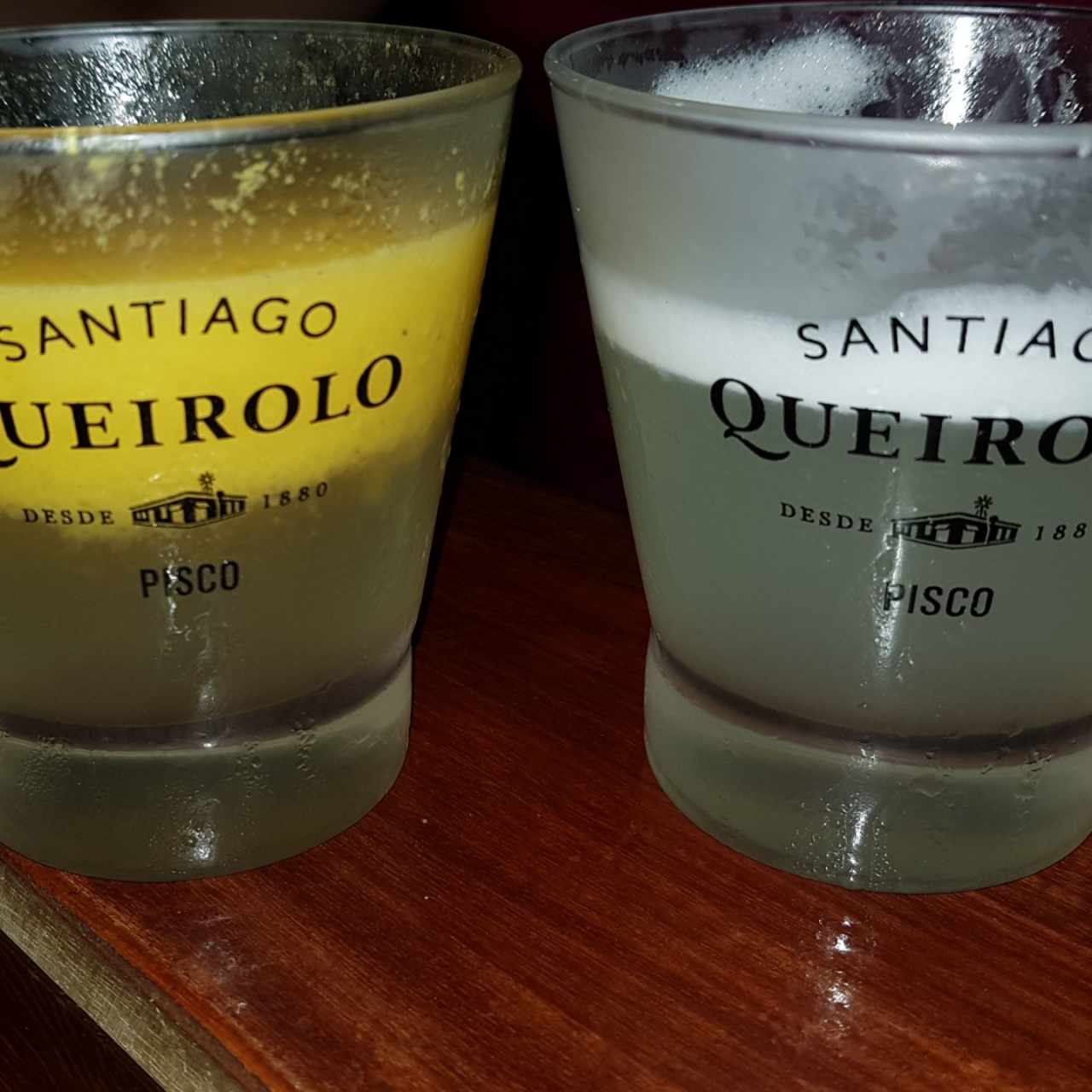 pisco sour y maracuya sour... Como siempre una excelente atención y comida.