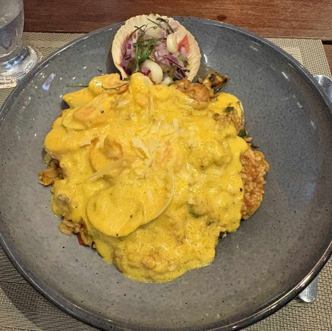Arroz Callao con mariscos
