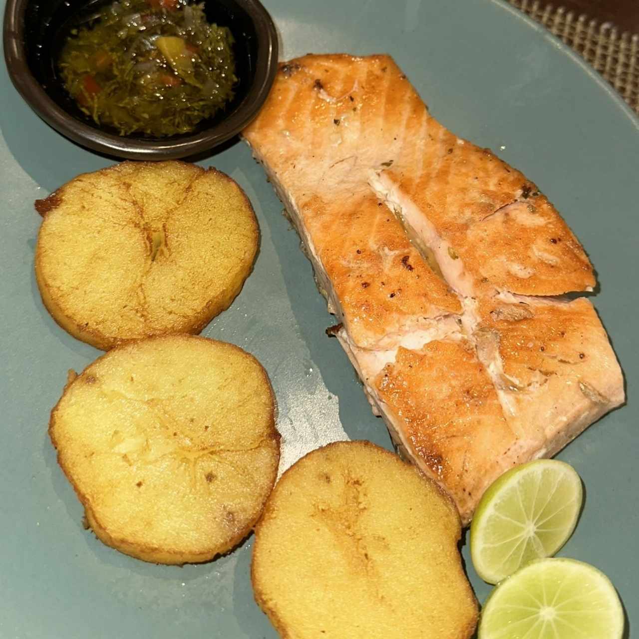 Salmon a la plancha 