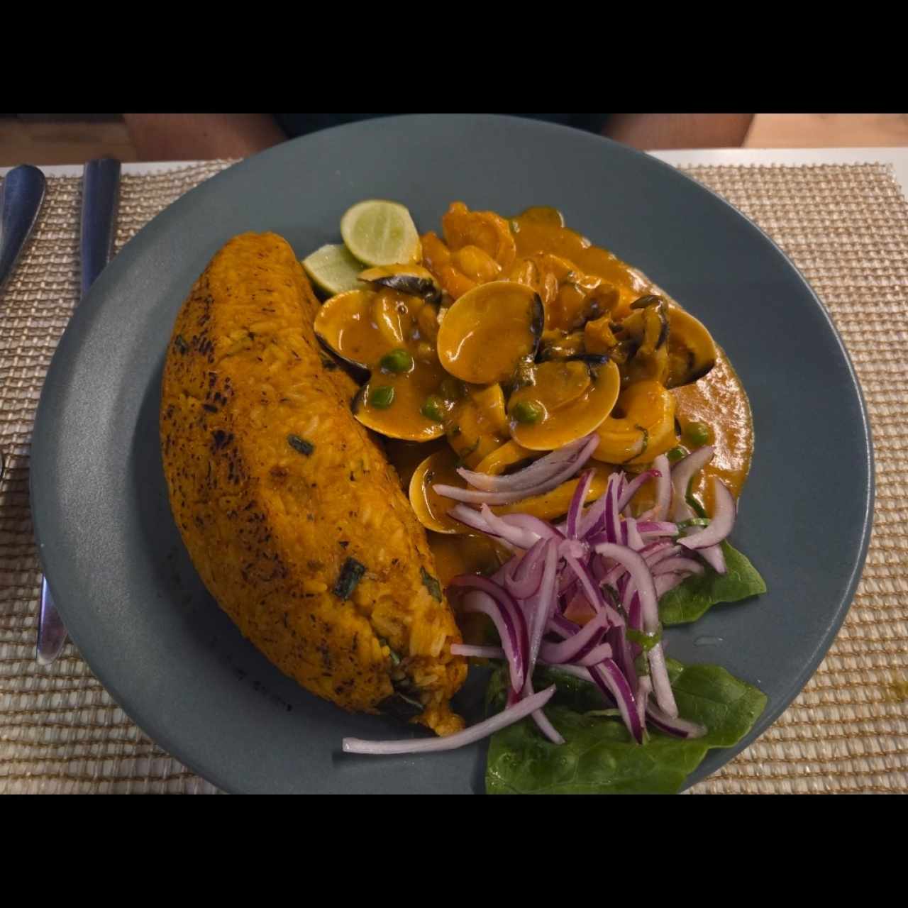 tacu tacu de mariscos 
