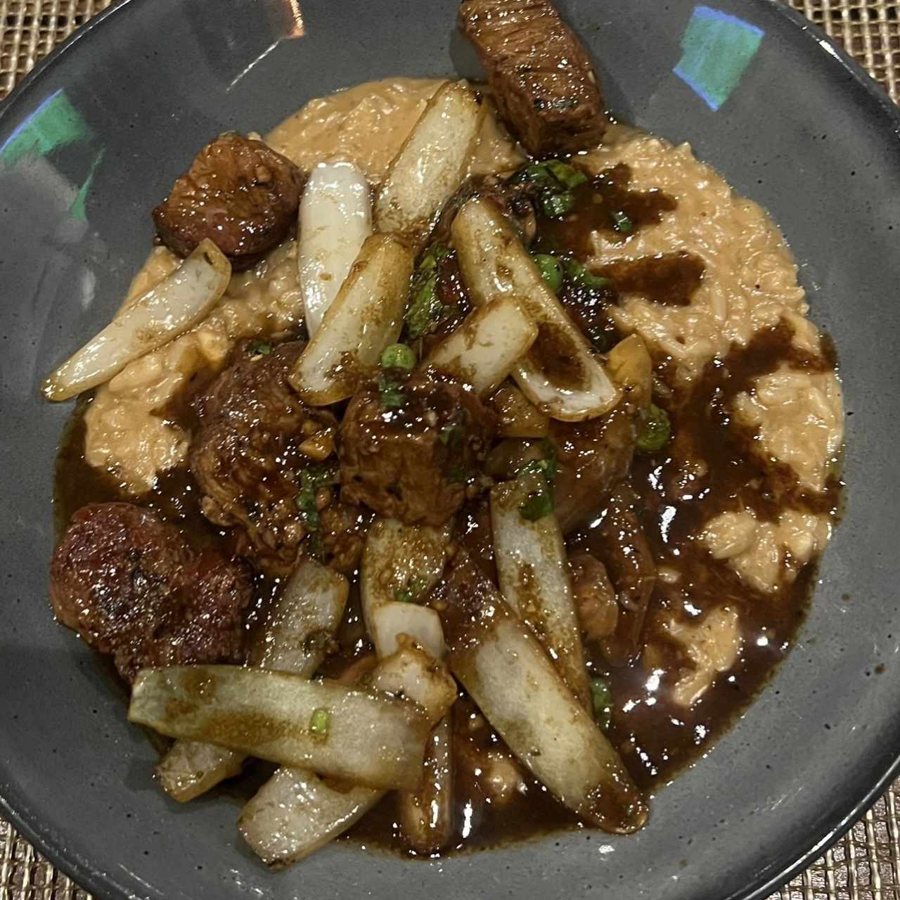 Risotto De Lomo Salteado 