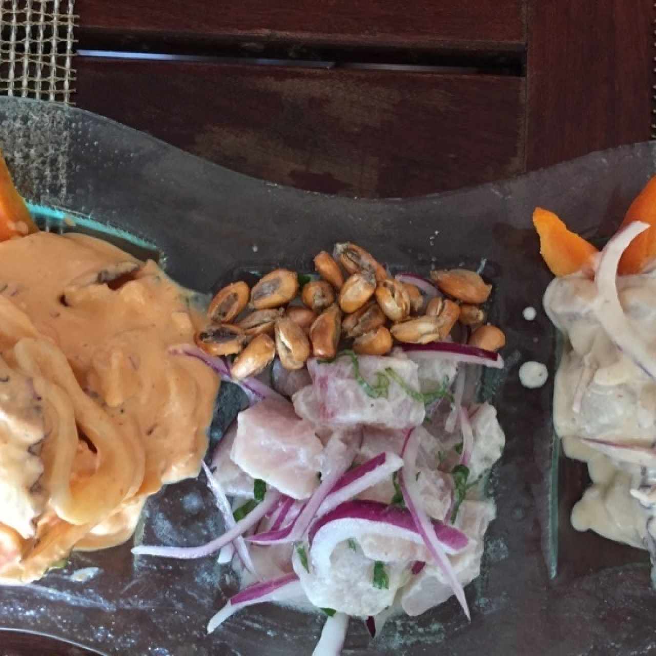 trio de ceviches