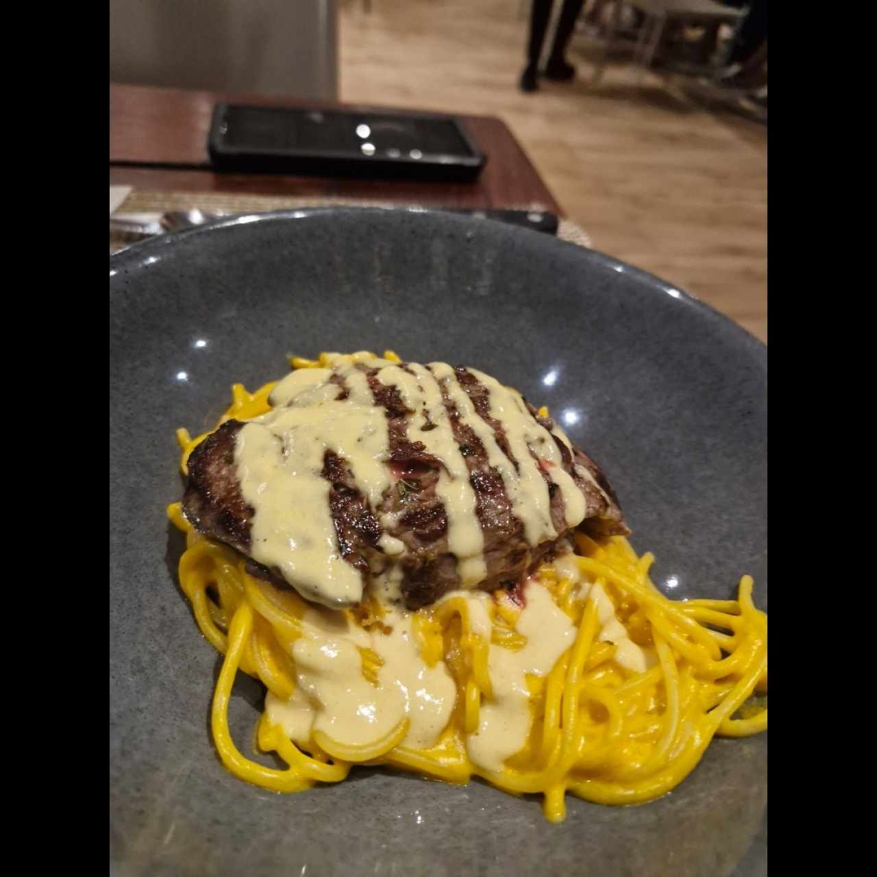 Platos Fuertes - Fetuccini Maremonti (pedimos el langostino aparte)