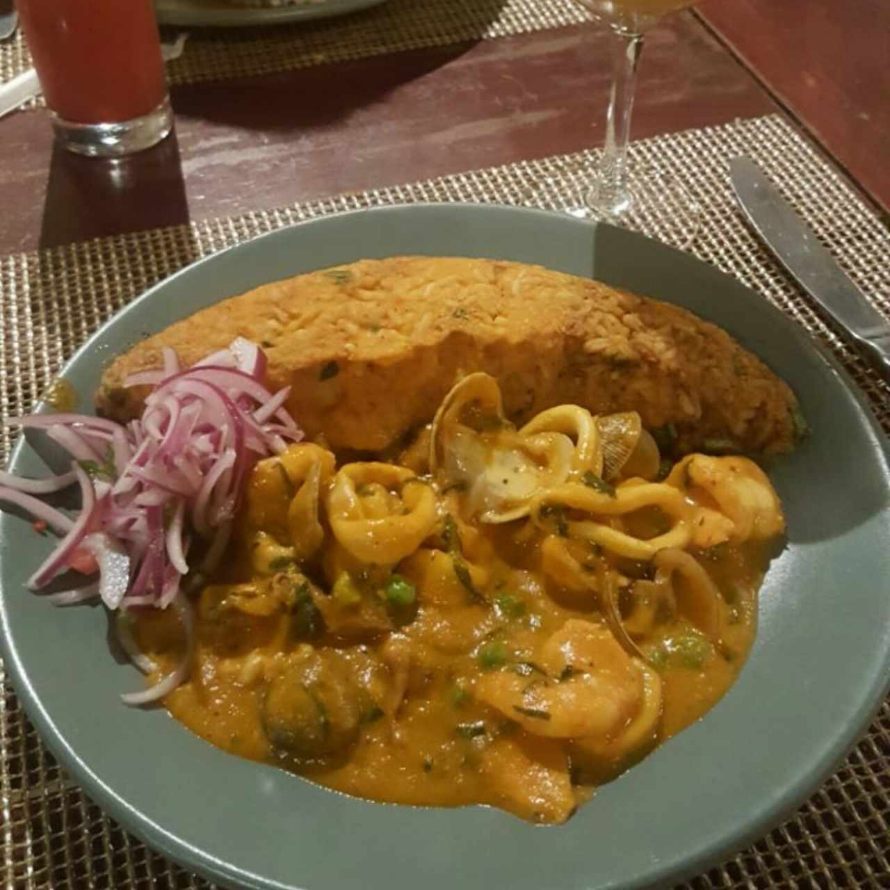 TACU TACU DE MARISCOS