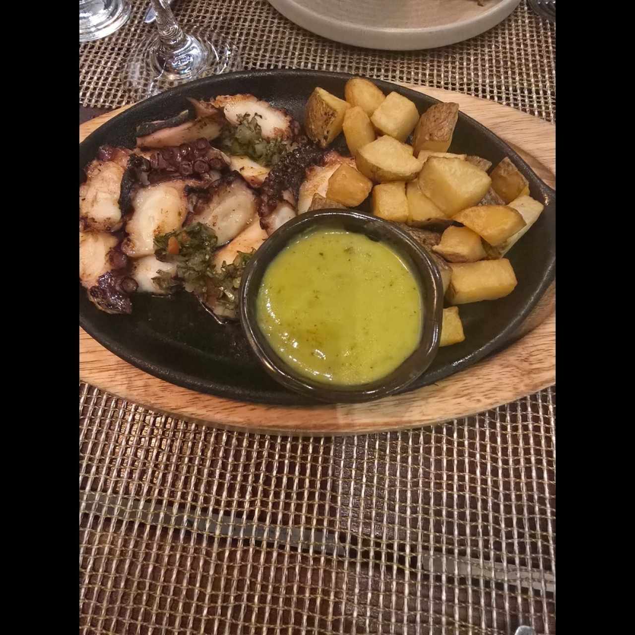 Pulpo a la parrilla