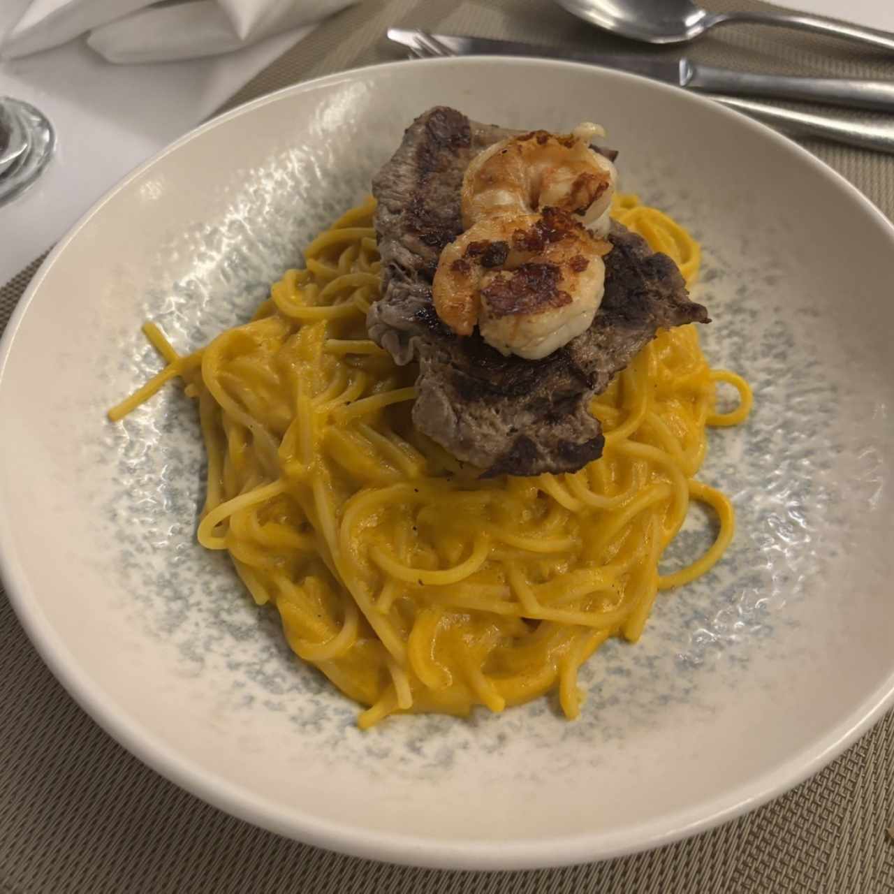Spaghetti huancaina