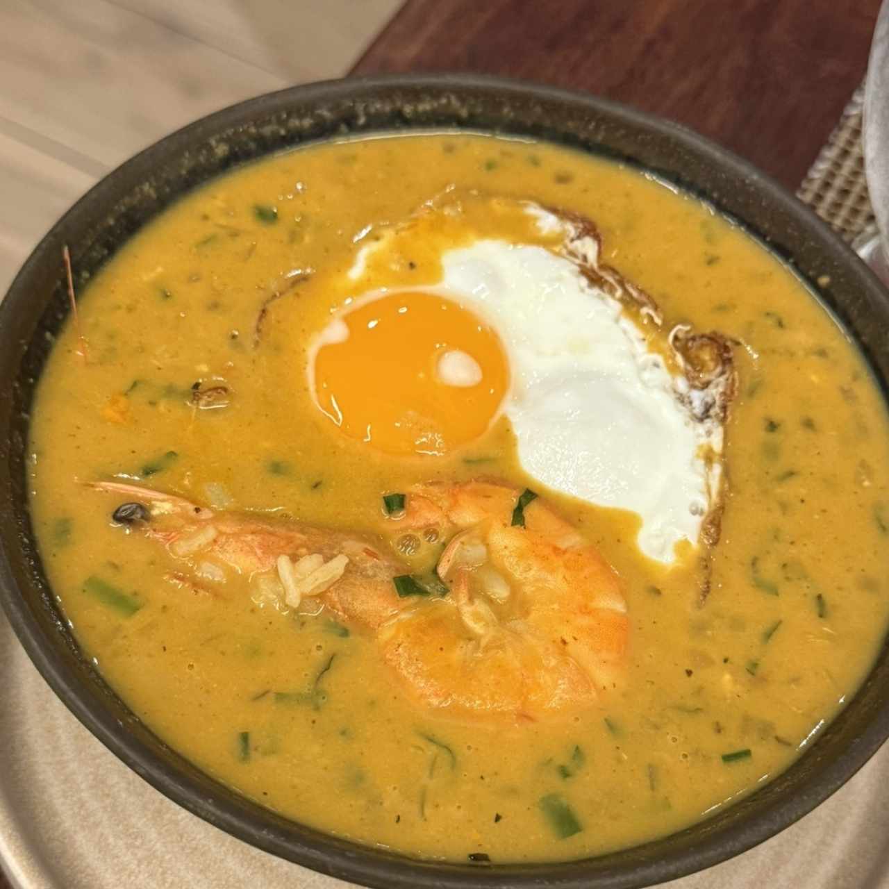 Chupe de langostinos
