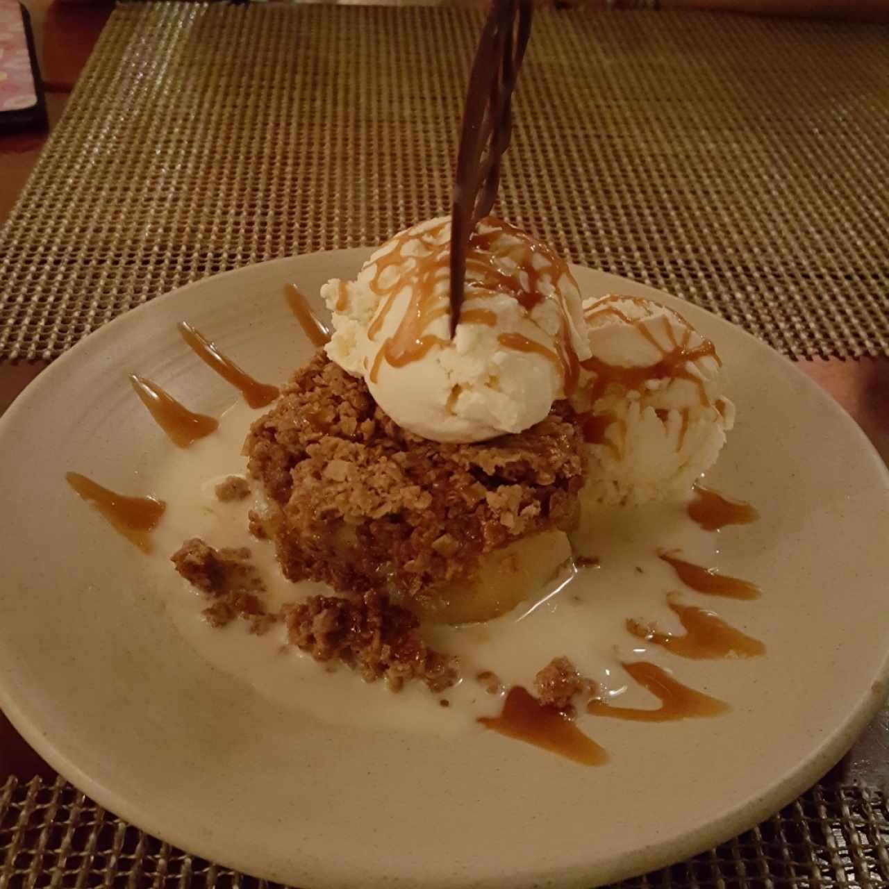 crocante de manzana