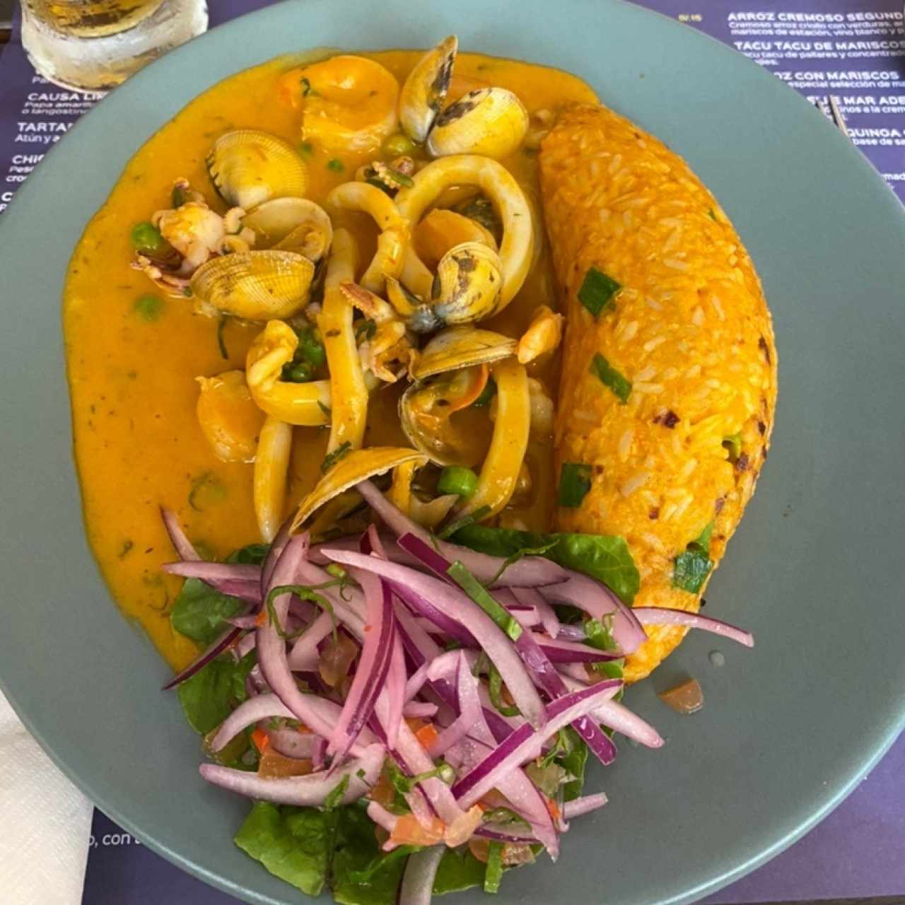 Tacu Tacu de Mariscos