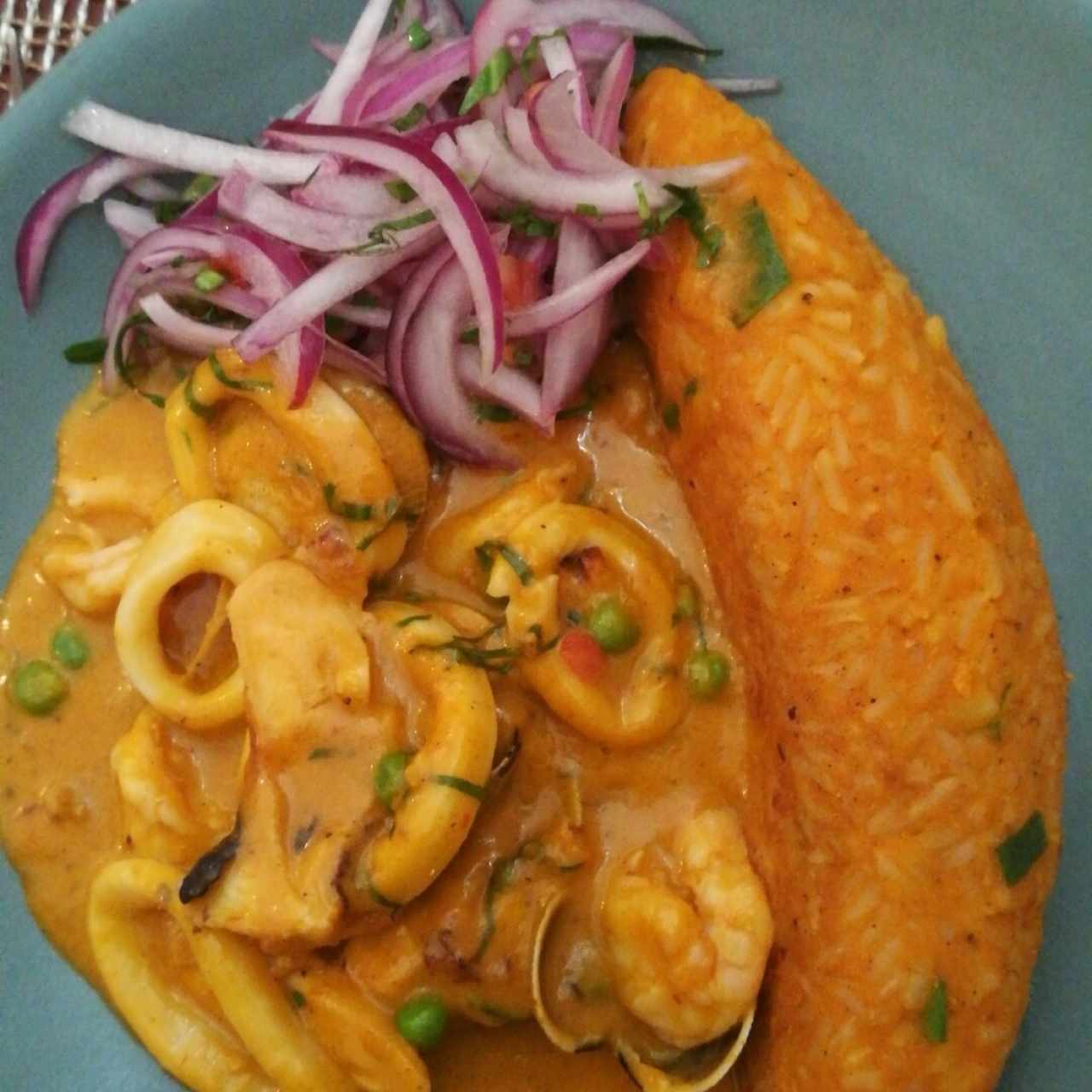 TACU TACU DE MARISCOS