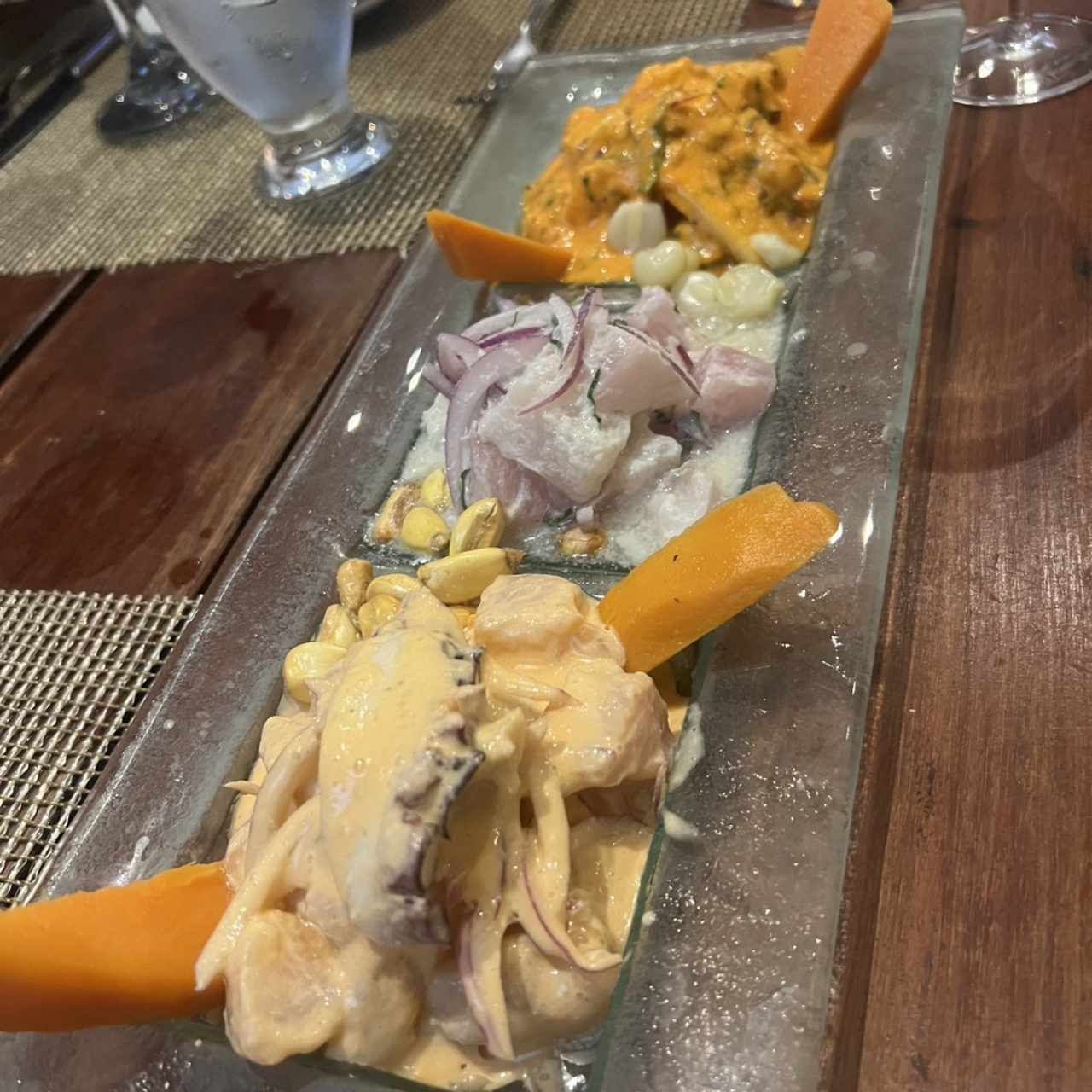 Seviche tres tiempos 