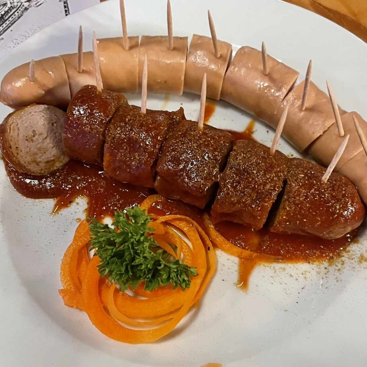 Salchichas -Individuales - Currywurst