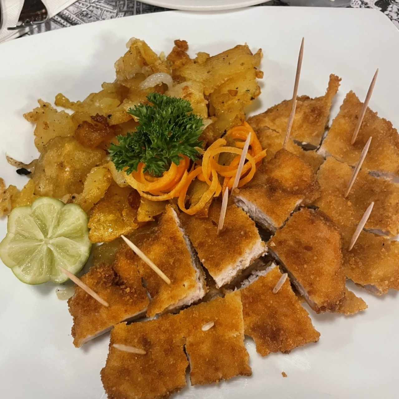 Wienerschnitzel -Escalopas de Cerdo Empanizadas 