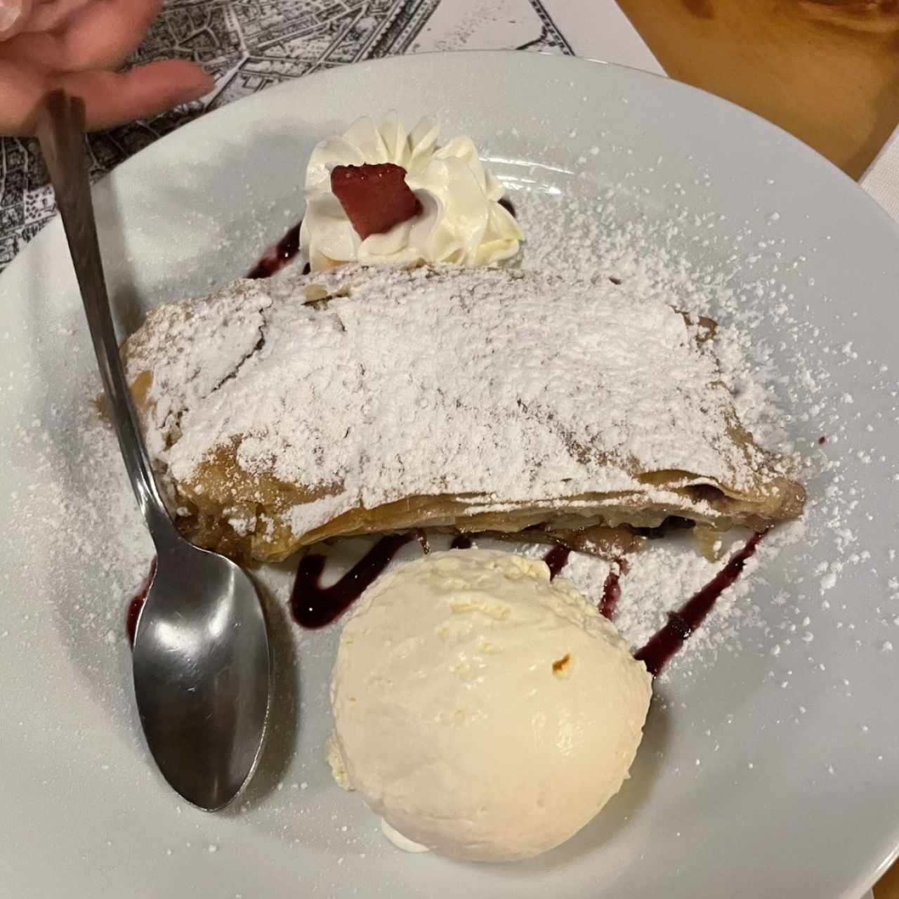Apfelstrudel-Strudel de Manzanas Verdes