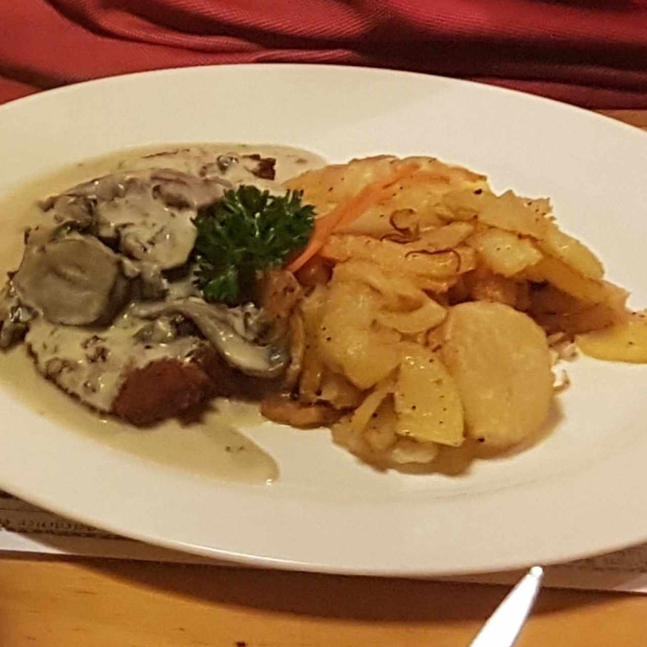 Jagerschnitzel -Escalopas de Pollo Empanizadas 