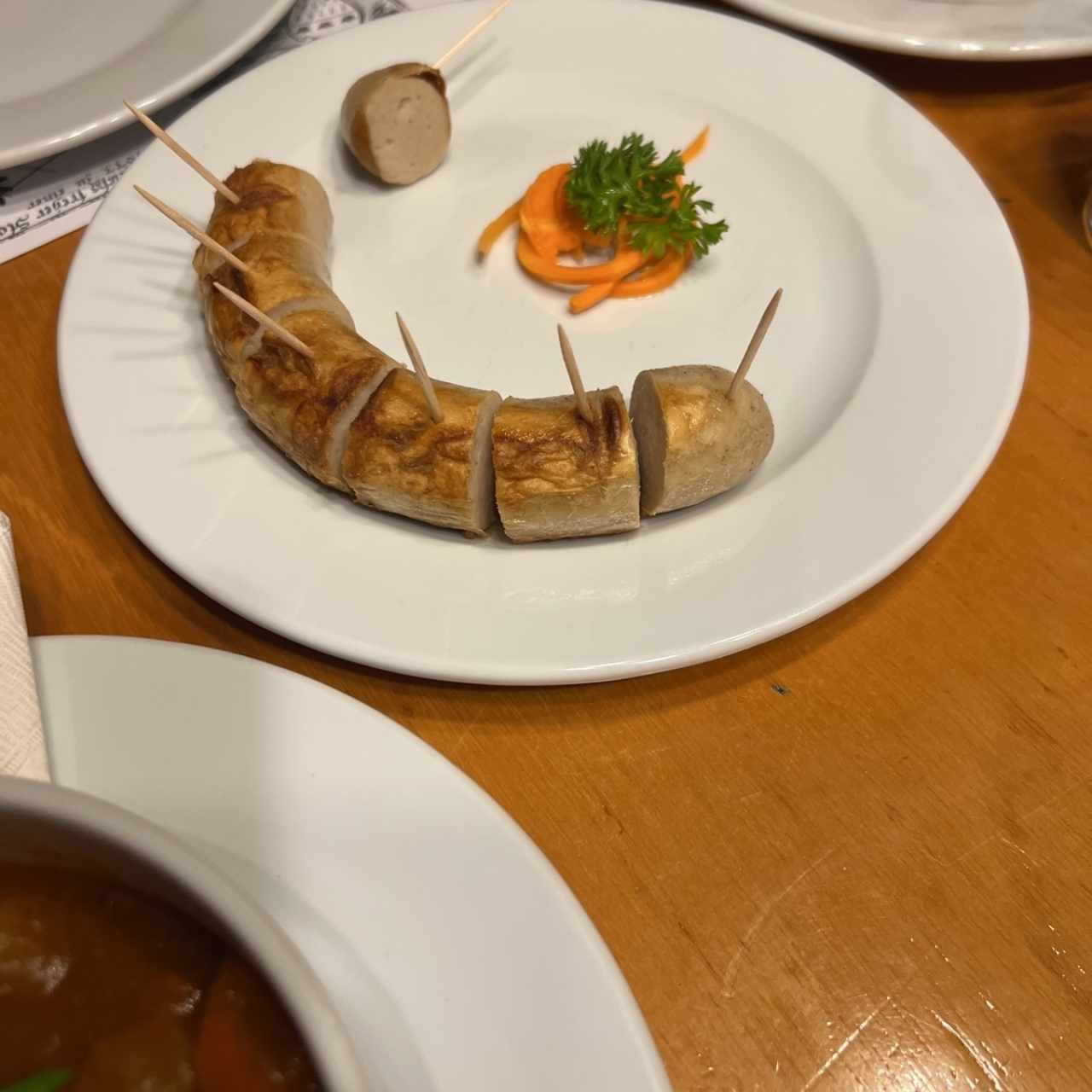 Kalbsbratwurst -Salchicha de Ternera 4 oz