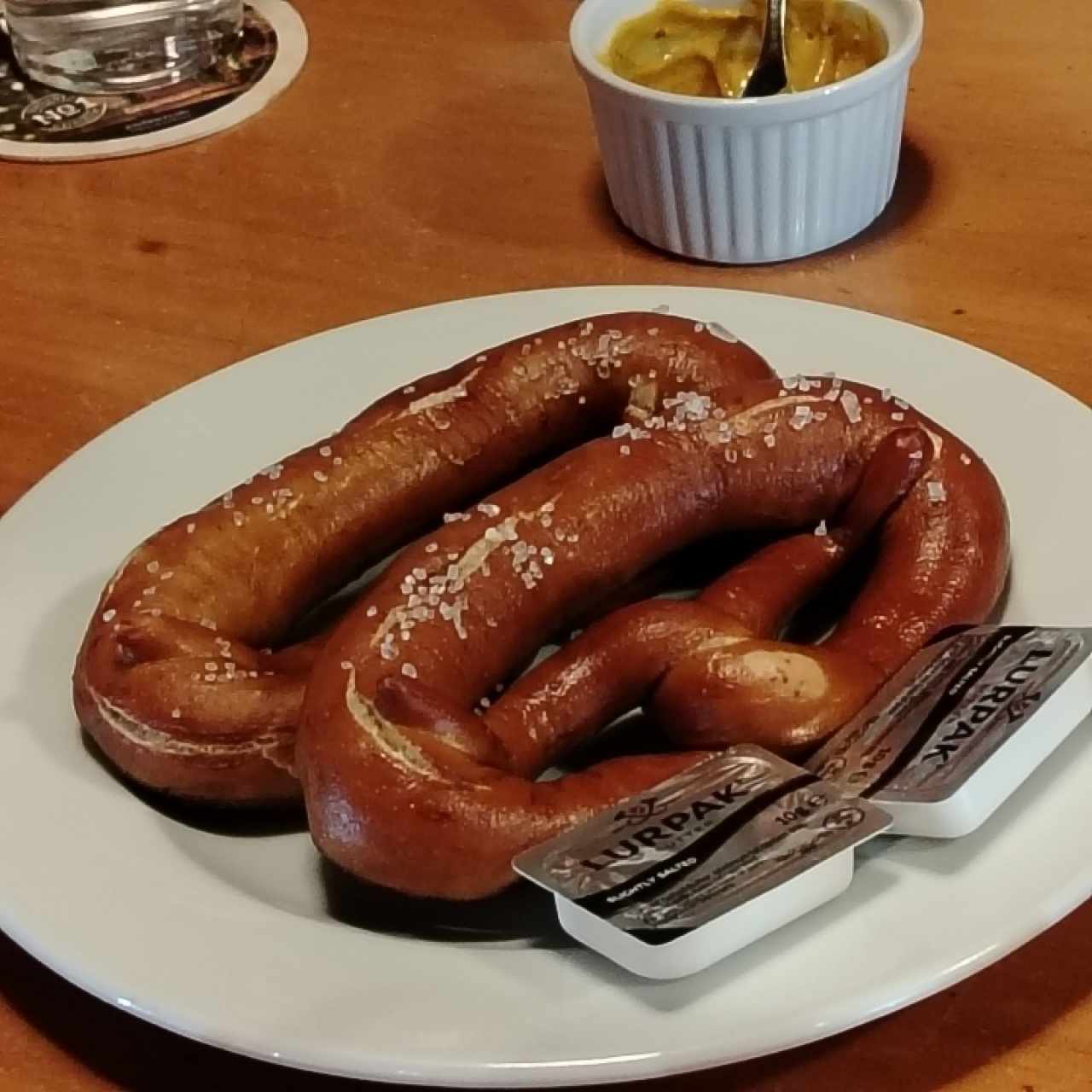 Laugenbrezel -Pretzel de Lejía
