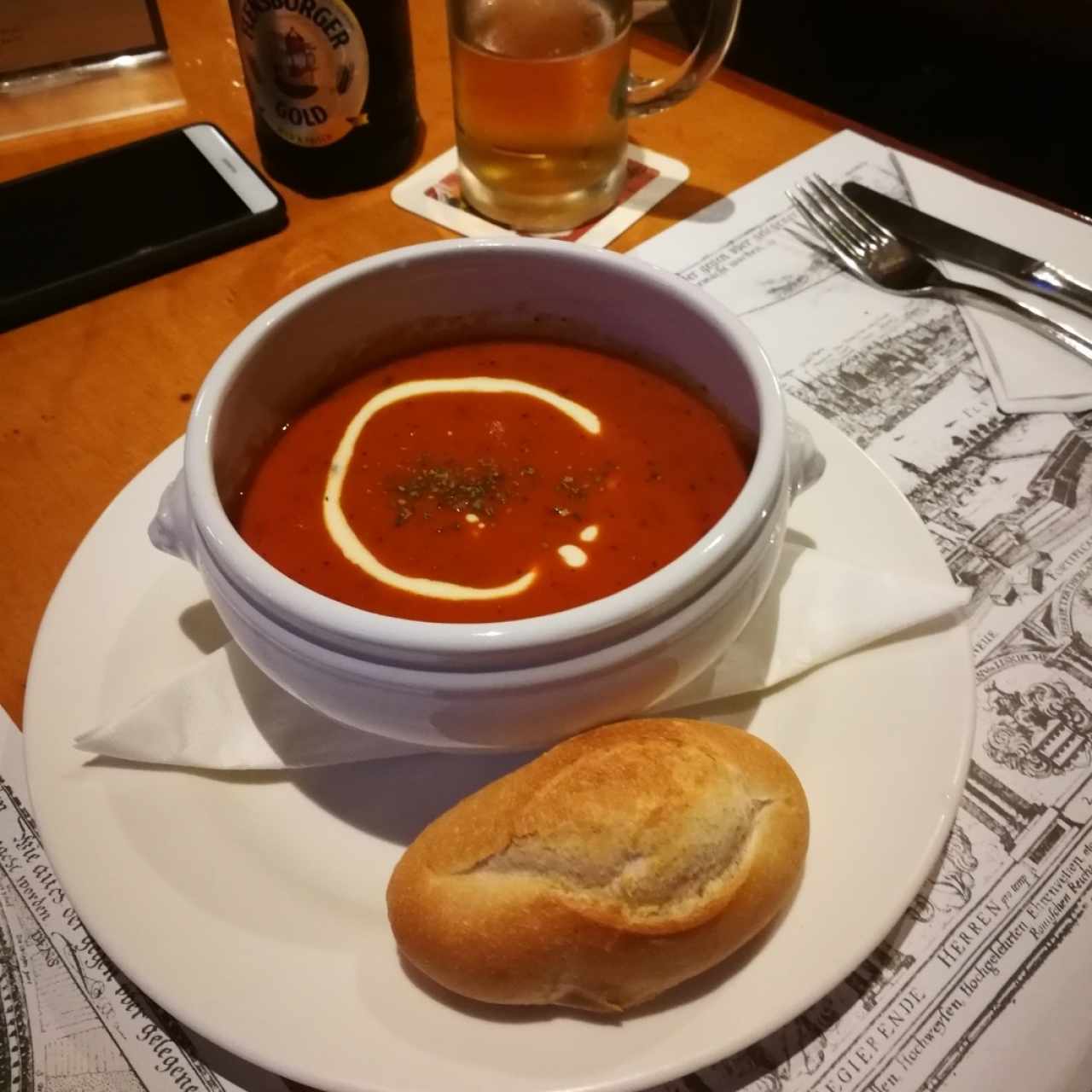 sopa de Tómate 