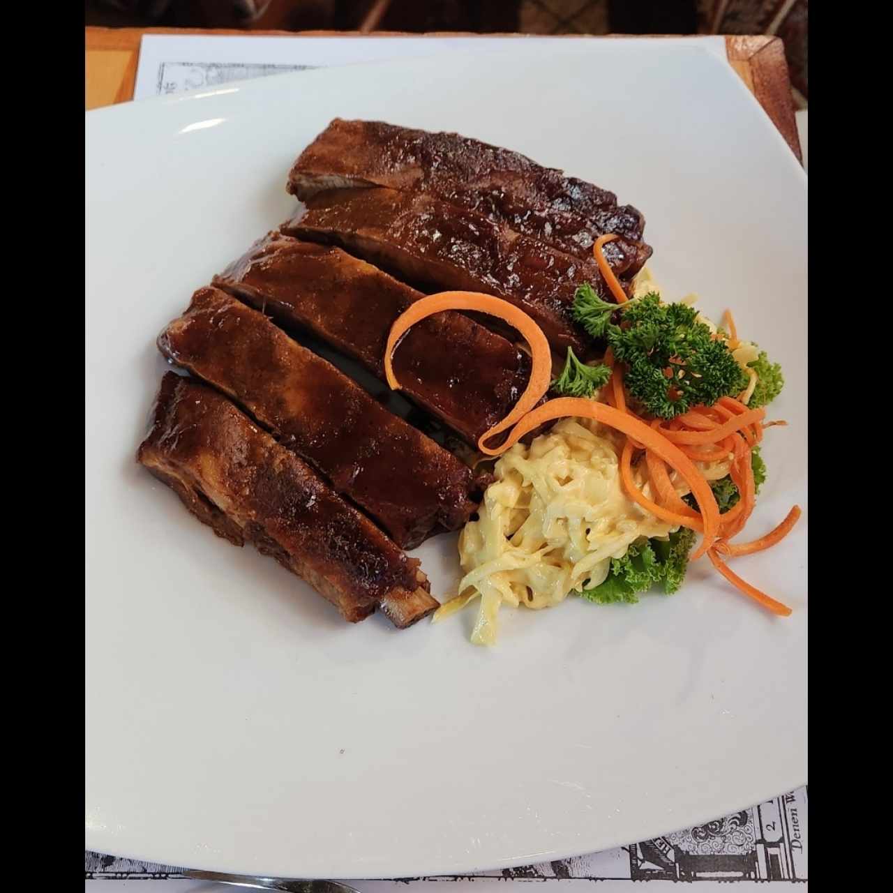 Platos Fuertes - Baby-Back Rippchen
