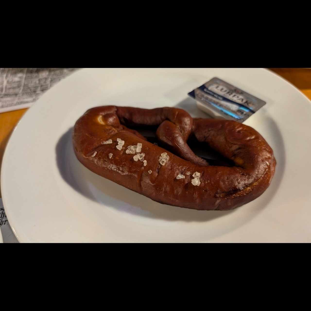 Laugenbrezel -Pretzel de Lejía