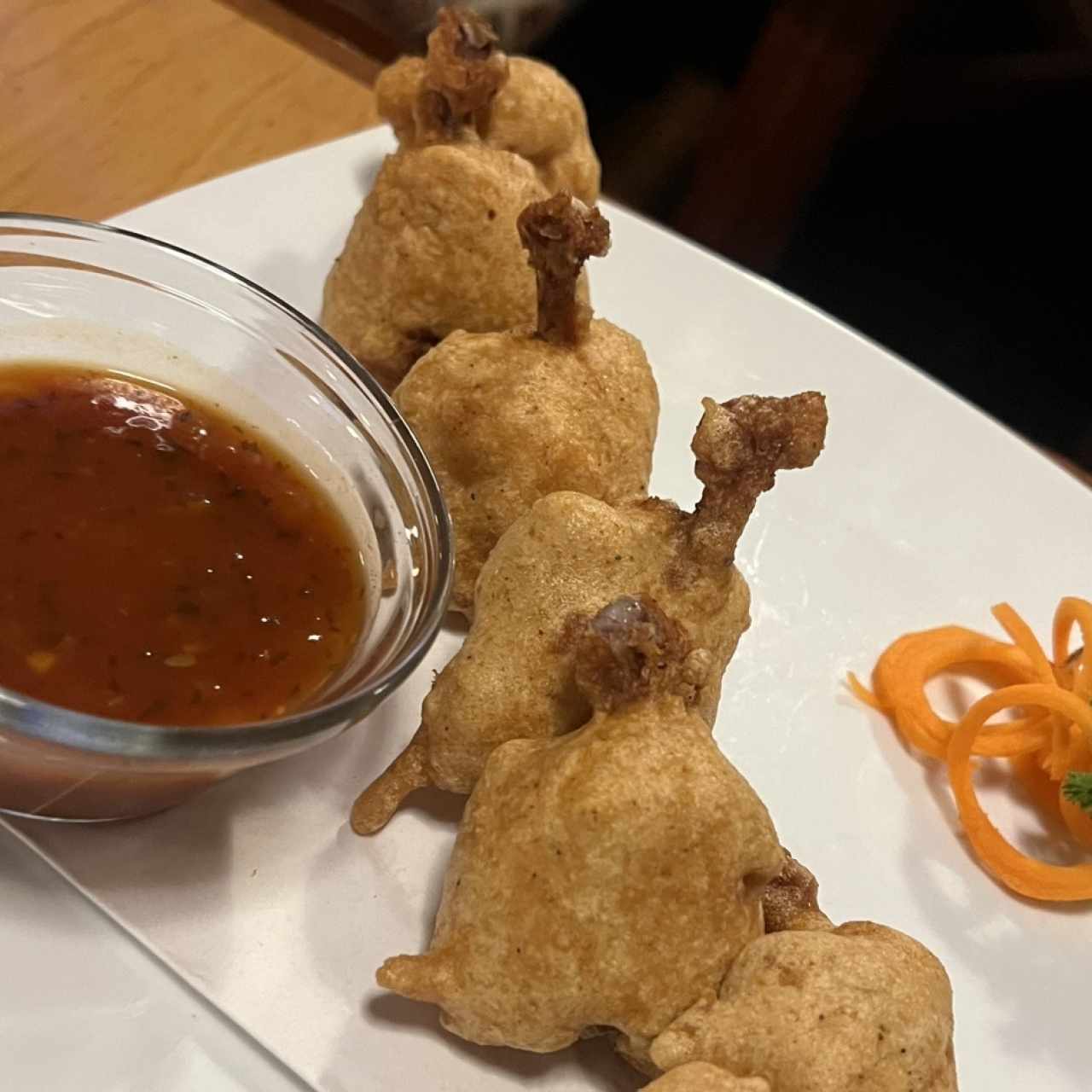 Hahncheflugel-Alitas de Pollo en Tempura de Cerveza